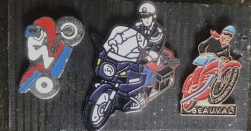 Lot pins moto motard - , 3