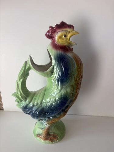 Pichet coq barbotine - en,