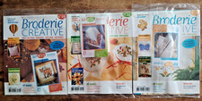 Lot de 3 Magazines Broderie