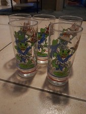 LOT DE 6 VERRES SIROP