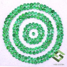 Émeraude Naturel Rond Coupe