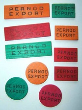 LOT DE 10 ANCIENS JETONS