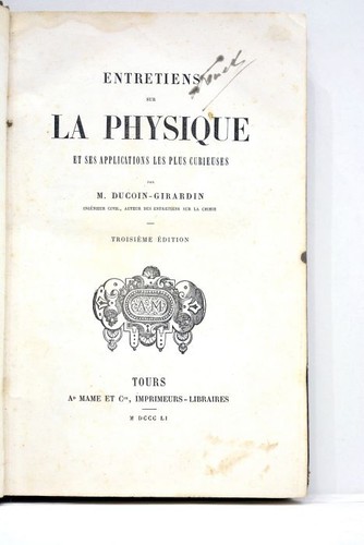 Livre ancien ducoin girardin - livre, ducoin-girardin