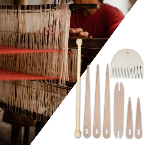 Outils tissage bois - en,