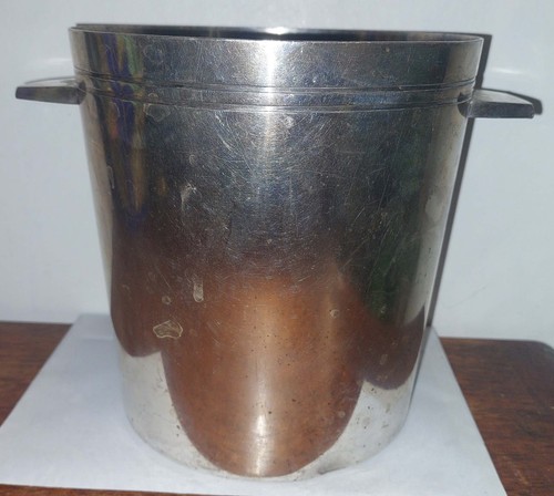 Seau champagne metal - a, argente