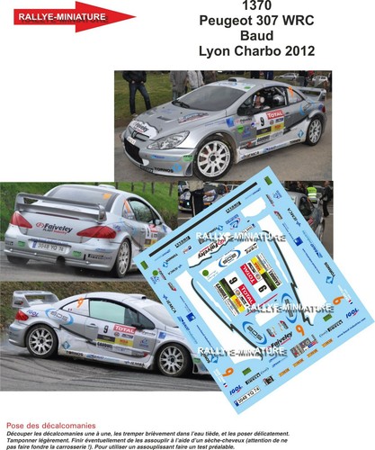 Decals ref 1370 - 1/43,