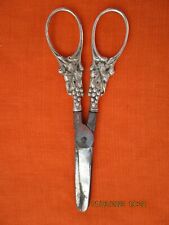 Ciseaux raisin argent decor