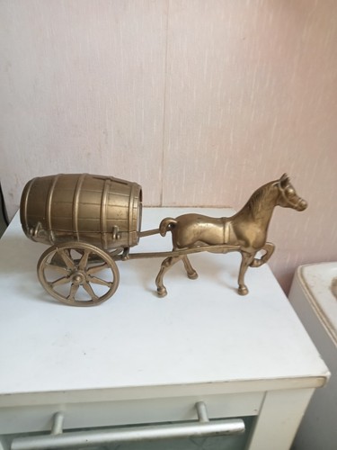 Cheval charette laiton - charette, en