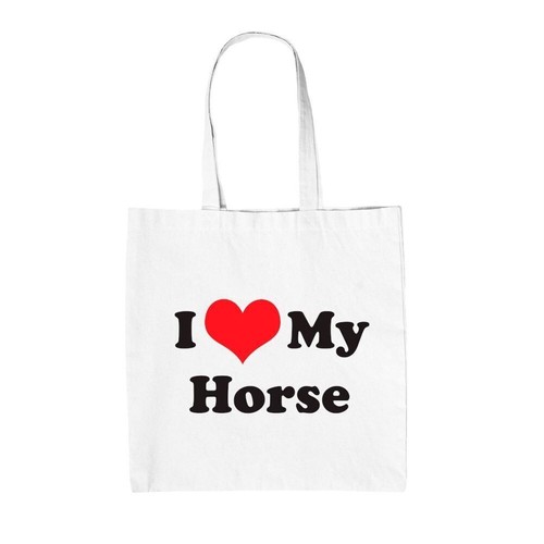 Love cheval toile - cheval, sac