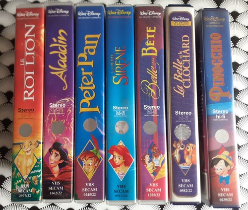 Lot vhs disney classiques - 7,