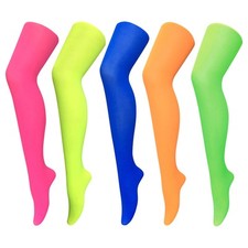 Sock Snob - Femme 40 deniers collant fluo neon brillant fantaisie opaque