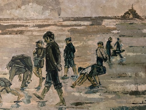 Peinture huile 1950 - peinture,