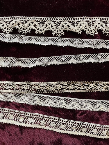 Dentelle ancienne aux - dentelle, fuseaux