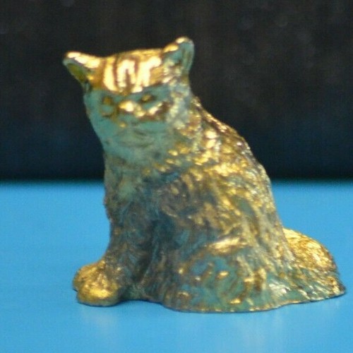 Ancien chat bronze statue pas - bronze,