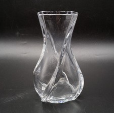 Vase en cristal blanc soufflé