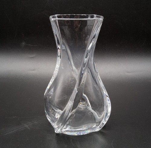 Vase cristal blanc soufflé - vase,