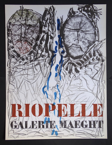 Riopelle affiche originale - affiche, de