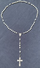Ancien Chapelet En Argent