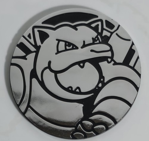 Pokemon jeton coin argenté - jeton,