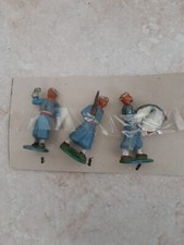 STARLUX MILITARIA, LOT X3 SOLDATS NOUBA MAROCAINE DEFILÉ