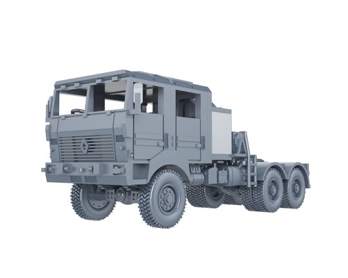 Modern french renault truck - -,