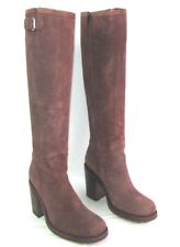 FREE LANCE Bottes GERONIMO 9 ZIP cuir daim Bordeaux vieux rose foncé 37 NEUF