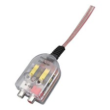 Connexion audio transparente convertisseur stéréo voiture haute à faible