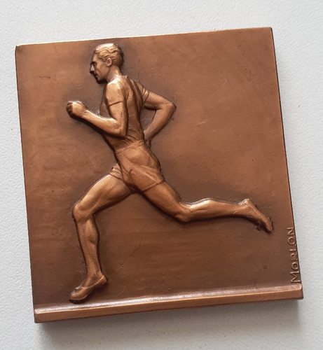 Médaille plaque bronze sport - médaille,