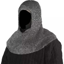 9 mm Riveted Chain Mail Armor Edge SCA Armour Medieval Chainmail Hauber