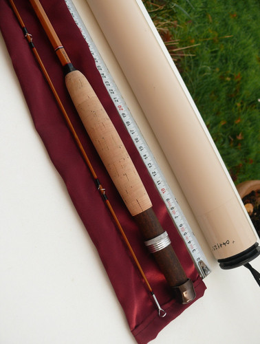 Pêche canne mouche bambou - canne,