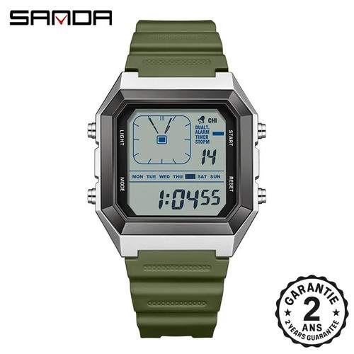 Montre homme carré - homme, digital