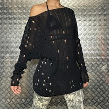 Sarah Pacini Distressed Knit