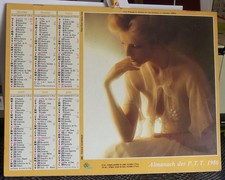 Calendrier des postes 1986