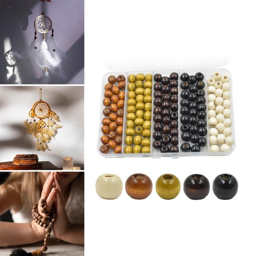 140 perles bois gros - perles,