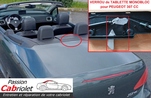 Verrou tablette monobloc - , toit