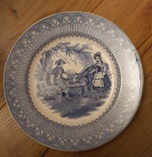 Assiette faience Creil