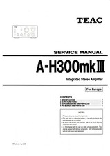 Service Manuel D'Instructions