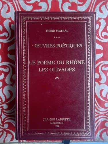Mistral oeuvres - mistral, (frédéric).-