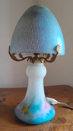 Lampe art déco - , pâte