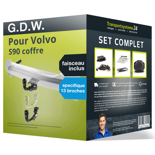 Attelage pour volvo s90 coffre - attelage,