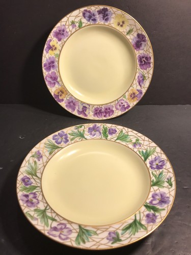 Pair antique limoges - of,