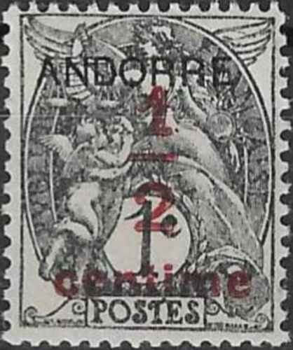 Timbre andorre 1 - (type,