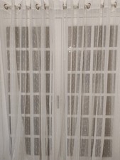 2 Rideaux Voilages Blancs