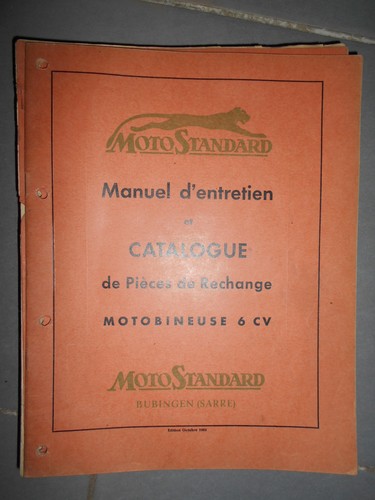 Motostandard motobineuse cv - motostandard,