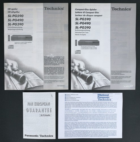 Technics 590 490 pg - sl-pg, 590/pg-490/pg