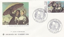FRANCE 1981 FDC JOURNEE DU