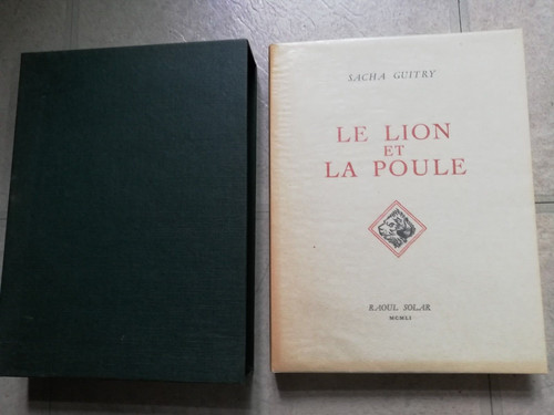Sacha guitry lion la - lion, et