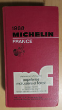 Guide   MICHELIN   Année   1988    Collection Logo   Papeteries MF  Delphinal