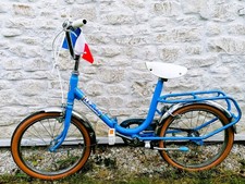 Vélo de ville Lejeune pliant bleu 16" Vintage enfant 4-6 ans  Révisé pneus neufs
