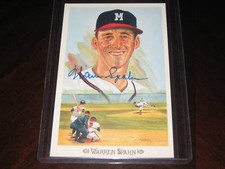 WARREN SPAHN SIGNED